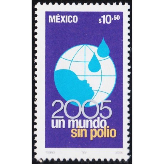 Mexico 2097 2005 Lucha contra la poliomielitis MNH Mexico 2097 2005 Lucha contra la poliomielitis MNH