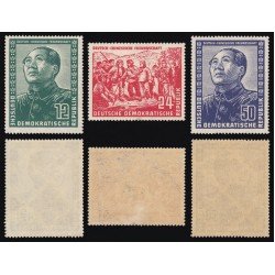 ALEMANIA ORIENTAL 38/40 1951 Amistad germano - china MAO MNH ALEMANIA ORIENTAL 38/40 1951 Amistad germano - china MAO MNH