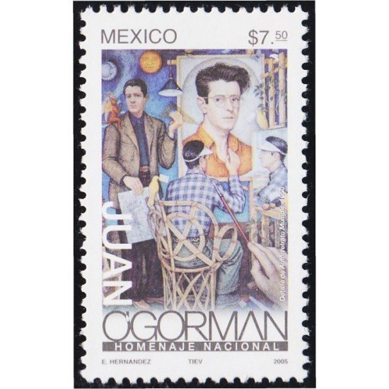 Mexico 2109 Personalidad Arte Juan O. Gorman MNH Mexico 2109 Personalidad Arte Juan O. Gorman MNH