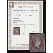 España Spain 42 1855 Isabell II MNH