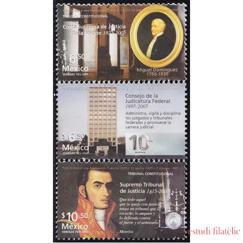 Mexico 2111/13 2005 El porvenir judicial de Méjico MNH