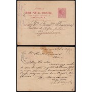 Cuba Entero Postal 11 1882 Alfonso XII