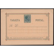 Cuba Entero Postal 15 1882 Alfonso XII