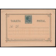 Cuba Entero Postal 15 1882 Alfonso XII