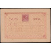 Cuba Entero Postal 17 1882 Alfonso XII