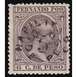 Fernando Poo 33 1896/00 Alfonso XIII MH Fernando Poo 33 1896/00 Alfonso XIII MH