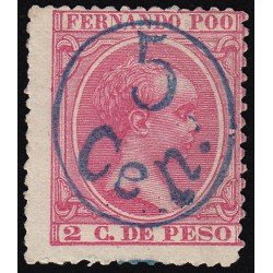 Fernando Poo 40A 1896/00 Alfonso XIII MH Fernando Poo 40A 1896/00 Alfonso XIII MH
