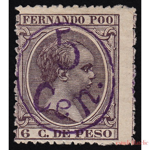 Fernando Poo 40Chcc 1896/00 Alfonso XIII MH