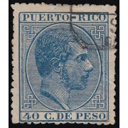 Puerto Rico 69 1882/84 Alfonso XII Usado