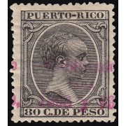 Puerto Rico 166 1898/99 Alfonso XIII MH
