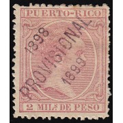 Puerto Rico 169 1898 Provisional 1899  MH