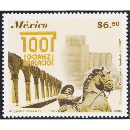 Mexico 2151 2005 100° de la Fundación de la Ciudad de Gómez Palacio MNH Mexico 2151 2005 100° de la Fundación de la Ciudad de Gómez Palacio MNH
