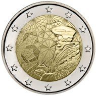 Letonia 2022 2 € euros conmemorativos Programa Erasmus