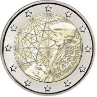Italia 2022 2 € euros conmemorativos Programa Erasmus