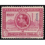 Tánger 46 1929 Expo Sevilla Barcelona MNH