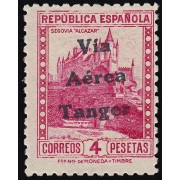 Tánger 139 1938 Habilitado impreso en Tánger MNH