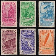 Tánger Beneficencia 6/11 1938 Historia del Correo MNH Tánger Beneficencia 6/11 1938 Historia del Correo MNH
