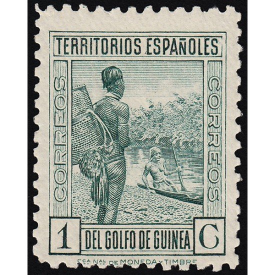 Guinea Española 244 1934-41 Tipos Diversos MNH Guinea Española 244 1934-41 Tipos Diversos MNH
