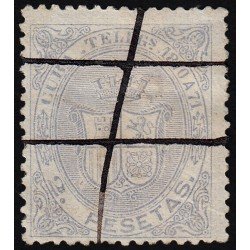 Cuba Telégrafos 13 1870 Escudo de España Usado Cuba Telégrafos 13 1870 Escudo de España Usado