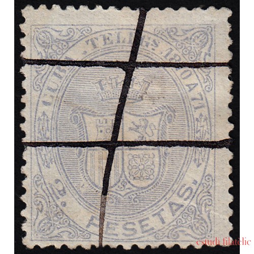 Cuba Telégrafos 13 1870 Escudo de España Usado