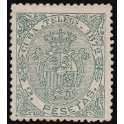 Cuba Telégrafos 23 1872 Escudo de España MH