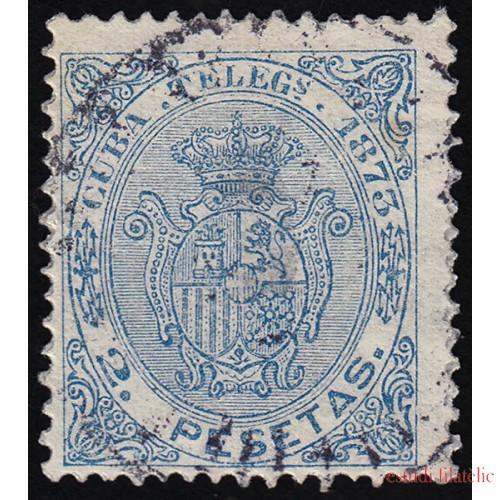 Cuba Telégrafos 26 1873 Escudo de España Usado