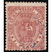 Cuba Telégrafos 29 1874 Escudo de España Usado