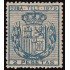 Cuba Telégrafos 47 1879 Escudo de España MNH