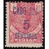 Cabo Juby 1 1916 Sello de Río de Oro de 1914 habilitados MH