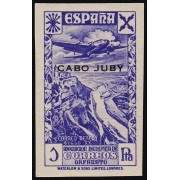 Cabo Juby Beneficencia 5 s/d 1938 Historia del Correo  MH