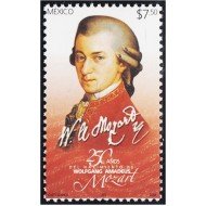 Mexico 2196 2006 Personalidades Música Wolfang Amadeus Mozart MNH