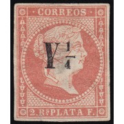 Cuba 10 1860 Isabel II  MH