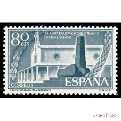 España Spain 1199 1956 XX Aniv. de la exaltación del General Franco a la jefatura del estado MNH