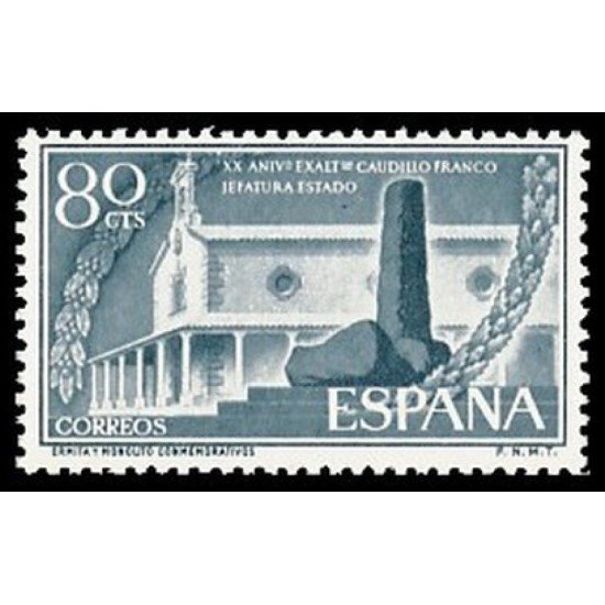 España Spain 1199 1956 XX Aniv. de la exaltación del General Franco a la jefatura del estado MNH España Spain 1199 1956 XX Aniv. de la exaltación del General Franco a la jefatura del estado MNH