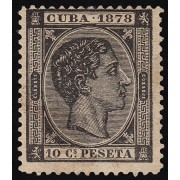 Cuba 45 1878  Alfonso XII MH