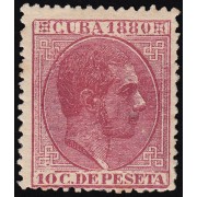 Cuba 57 1880  Alfonso XII MH