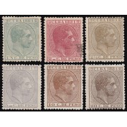 Cuba 62/67 1881  Alfonso XII MH