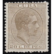 Cuba 104 1883-1888 Alfonso XII MH