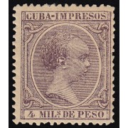Cuba 122 1891/92 Alfonso XIII  MH