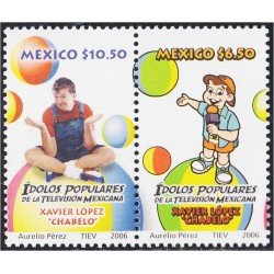Mexico 2239/40 2006 Personalidades. Ídolos de la Televisión Mejicana - *** Mexico 2239/40 2006 Personalidades. Ídolos de la Televisión Mejicana - ***