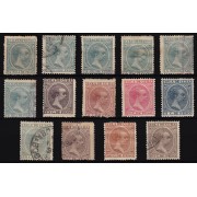 Cuba 140/53 1896-1897 Alfonso XIII  Usados