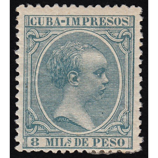 Cuba 145 1896-1897 Alfonso XIII MH Cuba 145 1896-1897 Alfonso XIII MH