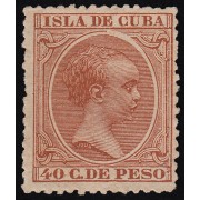 Cuba 152 1896-1897 Alfonso XIII  MH