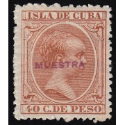 Cuba 152 M 1896-1897 Alfonso XIII  MNH