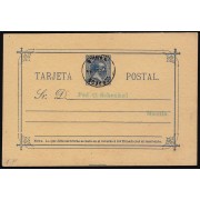 Filipinas Philippines Entero Postal 10 1896 AlfonsoXIII 