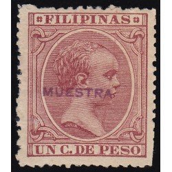 Filipinas Philippines 122 1896-1897 Alfonso XIII MH