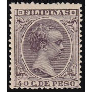 Filipinas Philippines 129 1896-1897 Alfonso XIII MNH