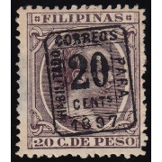Filipinas Philippines 130H 1896-1897 Alfonso XIII MH