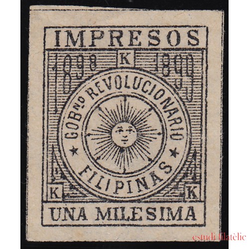 Filipinas Philippines Correo Insurrecto 1 S 1898 -1899 MH