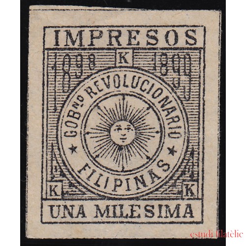 Filipinas Philippines Correo Insurrecto 1 S 1898 -1899 MH